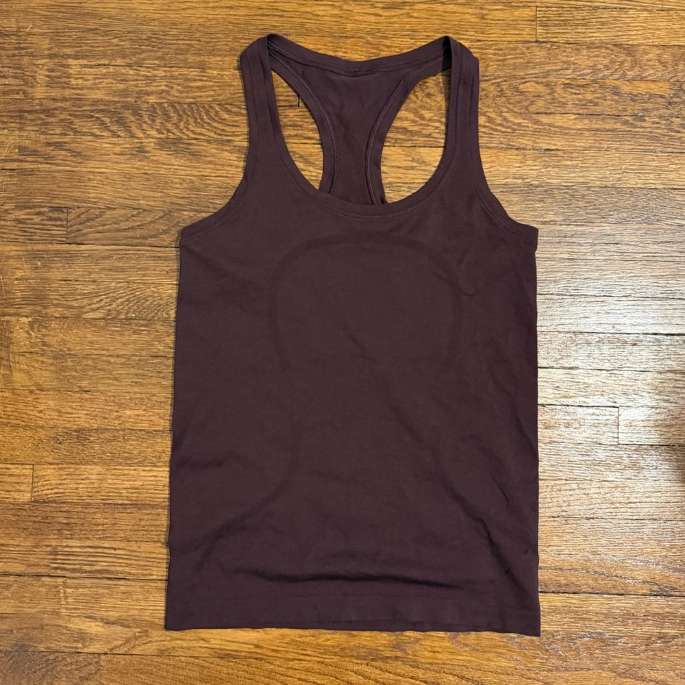 NWOT Lululemon Swiftly Tech Racerback Tank Top in goodnight plum
